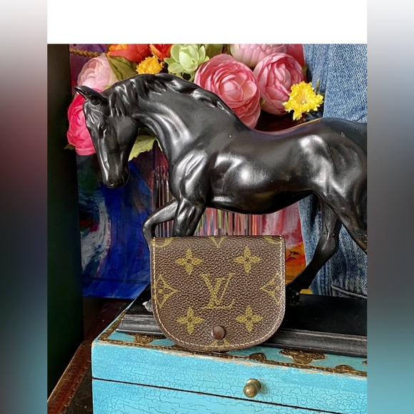 Rare Vintage LOUIS VUITTON Coin Wallet Unisex Handbag Accessory Designer Fashion - Picture 2 of 12